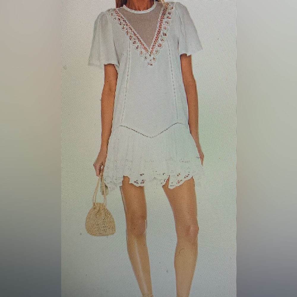 SZ S White Tularosa Zaza Mini Dress